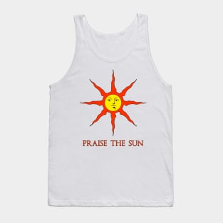 Praise the sun - text Tank Top